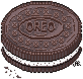 an oreo cookie with the word oreo on it