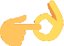 a black background with a yellow and black logo