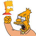 old man yells at young man random