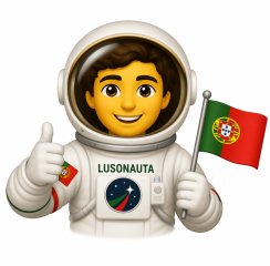 a cartoon character holding a flag and giving a thumbs up