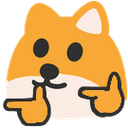 doge finger guns back random
