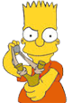 bart simpson slingshot random