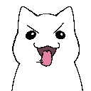 cat tongue drawing random