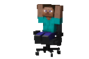 minecraft steve chair spin random