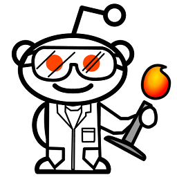 a black and white drawing of a person in a lab coat