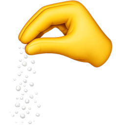pinch of salt random