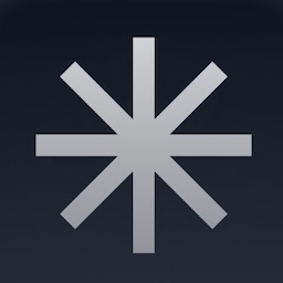 a black square button with a white arrow on it