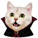 halloween cat vampire random
