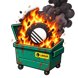 linear dumpsterfire random