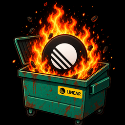 linear dumpsterfire random