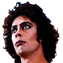 a close up of a person with black makeup