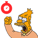 a cartoon character throwing a red ball in the air