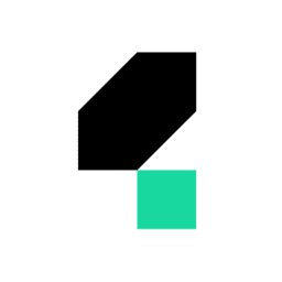 a black and green rectangle on a green background