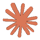 a picture of a starburst in a black background