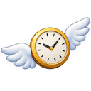 clock with wings random