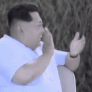 kim jong un happy clap random