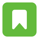 a green square with a white arrow on it
