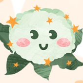 cauliflower smile cute veg random