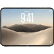 a picture of a desert with a clock on it
