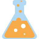 beaker bubbling random