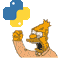 old man yells at python random
