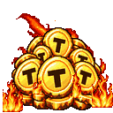 token burning bonfire random
