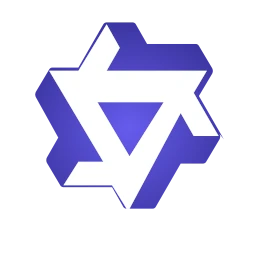 a blue and white star of david sticker