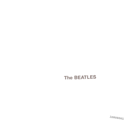 a white sheet with the words the beatles on it