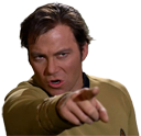 a man pointing at something with his finger
