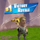 a cartoon character holding a gun in front of a sign
