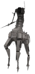 a 3d rendering of a horse with a harness