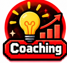 a light bulb with the word coaching on it