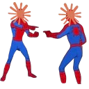 a couple of people that are standing up