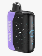 a black and purple lighter with the words geeker on it