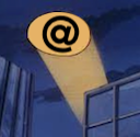 a picture of a building with a pin at the top of it