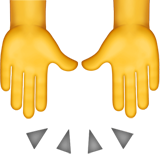 hands lowered random