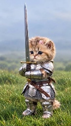 knight kitty random