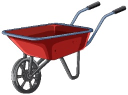 red wheelbarrow random