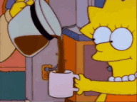 lisa simpson coffee random