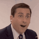 michael scott happy surprised random